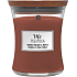 WoodWick Smoked Walnut & Maple - Duftkerze aus gerösteten Walnüssen und Ahornsirup mit Holzdocht und Deckelglas medium 275 g