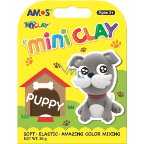 Amos I-Clay Mini Clay Modellierung Trocknung Ton Welpe 4 Farben x 7,5 g
