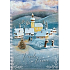 Albi Verspielte Weihnachten Umschlagkarte Weihnachtsdorf im Winter 14,8 x 21 cm