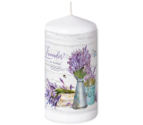 Kerzen Lavendel Kerze lila Zylinder 60 x 110 mm