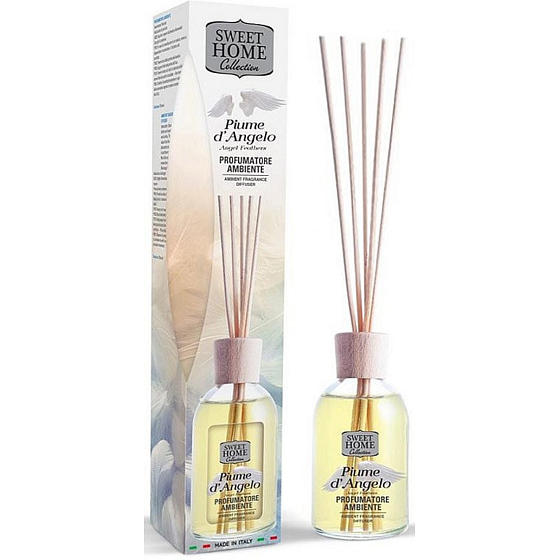 Sweet Home Piume d'Angelo - Engelsflügel Aromadiffusor mit Stäbchen 100 ml