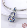 Sterling Silber 925 Ägypten Pharao Tutanchamun's Charm, Reise-Armband-Anhänger