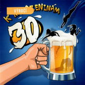 Nekupto Karte Jahrestag 30 Jahre 150 x 150 mm Geburtstag Bier