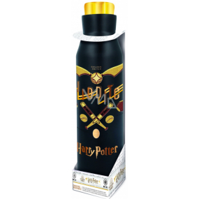 Degen Merch Harry Potter Thermosflasche aus Edelstahl schwarz 580 ml