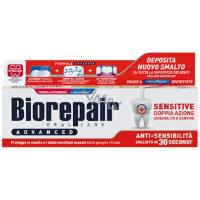 Biorepair Advanced Sensitive Zahnpasta für empfindliche Zähne 75 ml