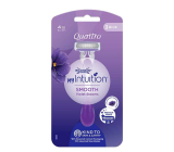 Wilkinson My Intuition Quattro Smooth Violet Bloom Rasierapparat für Frauen 3 Stück