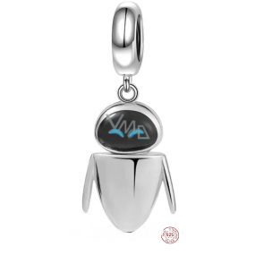 Charms Sterling Silber 925 Disney Pixar Wall-E, Eva Roboter, Film-Armband-Anhänger Charms Sterling Silber 925 Disney Pixar Wall-E, Eva Roboter, Film-Armband-Anhänger