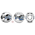 Charme Sterling Silber 925 Die Macht ist in mir, Perle auf Armband Symbol