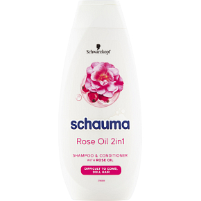 Schauma Shampoo und Conditioner 2in1 Rose Oil, 400 ml