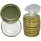 Deckel zum Einmachen von Obst und Gemüse 66 mm 10 Stück