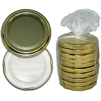 Deckel zum Einmachen von Obst und Gemüse 66 mm 10 Stück