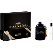 Coach For Men Parfümierte Wasser 60 ml + Reise Parfümierte Wasser 7,5 ml, Geschenkset für Männer