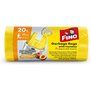 Fino Müllsäcke mit Griffen, 20 L