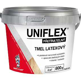 Uniflex Latexspachtel für Gipskarton, Mauerwerk und Holz, 800 g