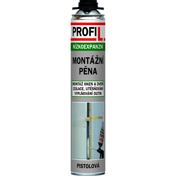 Profil Montageschaum, niedrigexpansiv, pistoliert, 750 ml