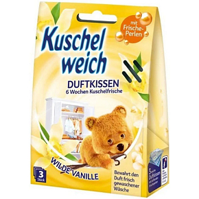 Kuschelweich Duftbeutel für den Kleiderschrank Wilder Vanille 3 Stk