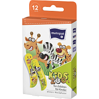 Matopat Kids Zoo Pflaster mit Tiermotiven, 12 Stück