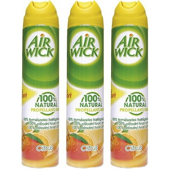 Air Wick Citrus 100% natürliches Treibmittelspray 3 x 240 ml