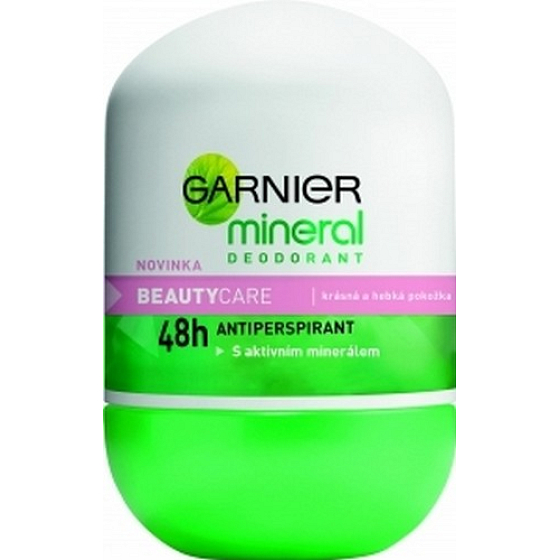 Garnier Mineral Beauty Care alkoholfreies Ball Deodorant Roll-On für Frauen 50 ml