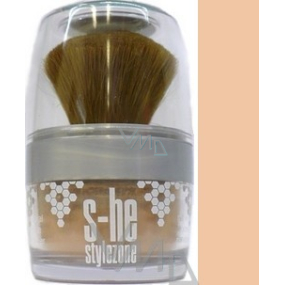 S-he Stylezone Mineral Loose Powder Pulverfarbe 730/02 Natural 5 g
