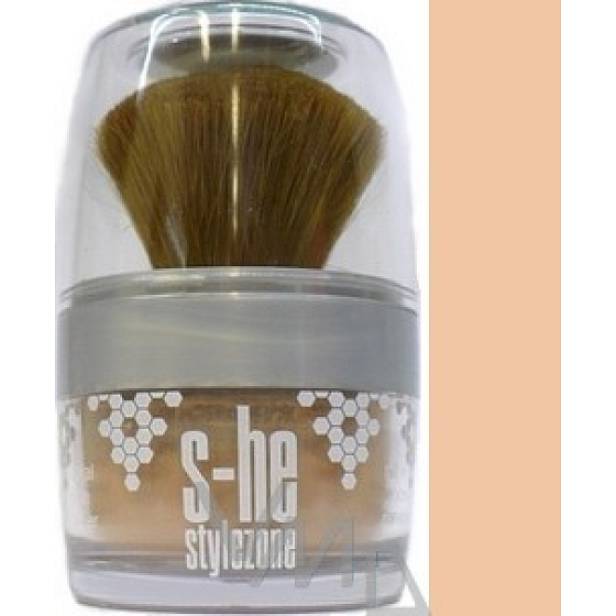 S-he Stylezone Mineral Loose Powder Pulverfarbe 730/02 Natural 5 g