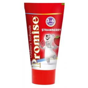 Promise Childrens Strawberry von 3 bis 6 Jahren Zahnpasta 50 ml