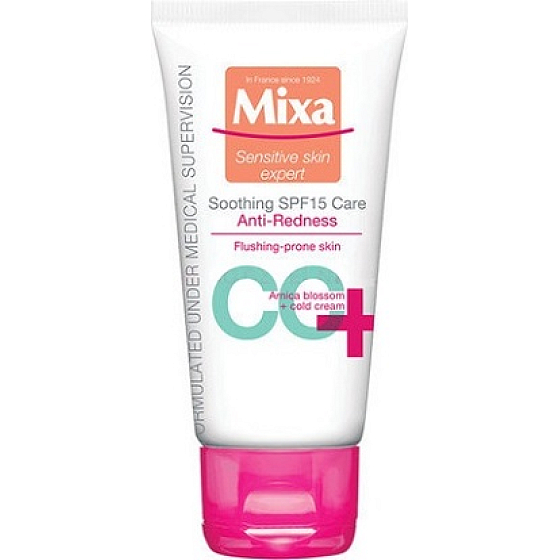 Mixa Beruhigende CC Care Anti-Rötung SPF15 Beruhigende Anti-Rötung 50 ml