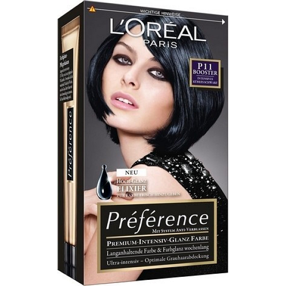 Loreal Préférence Féria Haarfarbe P11 Intense Ice Black