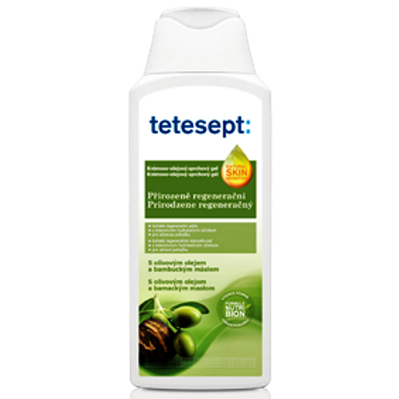 Tetesept Natürlich regenerierendes Olivenöl + Sheabutter-Duschgel 250 ml