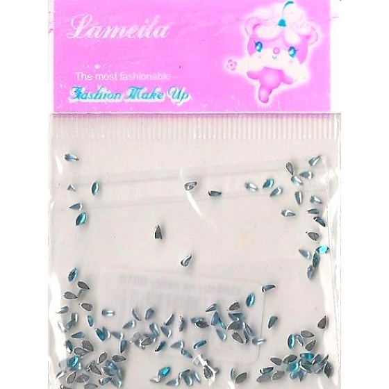 LaMeiLa Nageldekorationen Tröpfchen blau 1 Packung