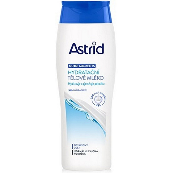 Astrid Nutri Moments feuchtigkeitsspendende Körperlotion für normale bis trockene Haut 250 ml