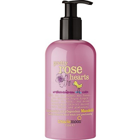 Treaclemoon Pretty Rose Hearts Körperlotion mit 350 ml Spender