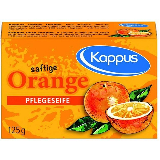 Kappus Orange - Orangen-Toilettenseife 125 g