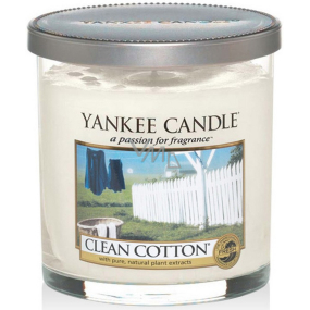 Yankee Candle Clean Cotton - Saubere Duftkerze aus Baumwolle Dekor klein 198 g