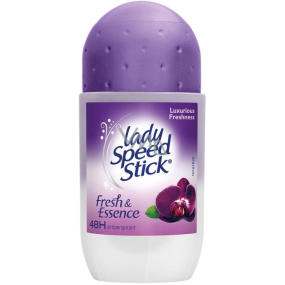 Lady Speed Stick Fresh & Essence Black Orchid Ball Antitranspirant Deodorant Roll-On für Frauen 50 ml
