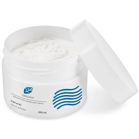 Aromatica Bebutter Bio Natürliche geschlagene Sheabutter für empfindliche und empfindliche Haut 200 ml