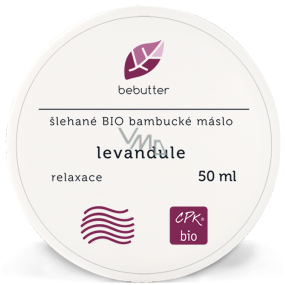 Aromatica Bebutter Bio Lavendel geschlagene Sheabutter für perfekte Körperpflege 50 ml
