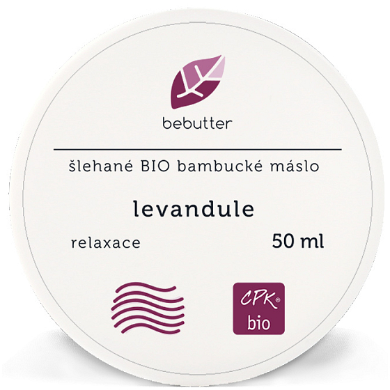 Aromatica Bebutter Bio Lavendel geschlagene Sheabutter für perfekte Körperpflege 50 ml