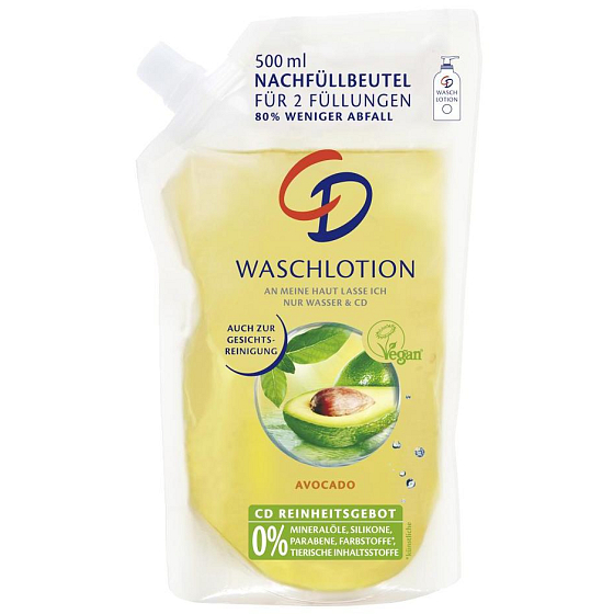 CD Avocado Flüssigseife 500 ml nachfüllen