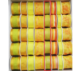Ditipo Stoffband mit gelbgrün durchscheinendem Draht 3 mx 25 mm