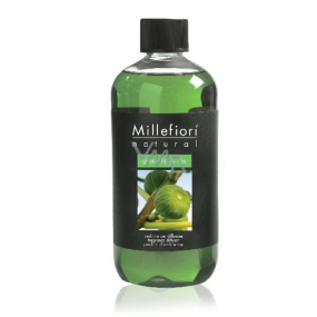 Millefiori Milano Natural Green Feige & Iris - Grüne Feige und Iris Diffusor Nachfüllung für Weihrauchstiele 500 ml