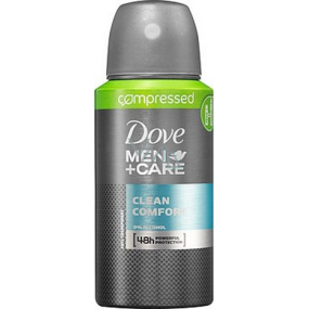 Dove Men + Care Clean Comfort 48h komprimiertes Antitranspirant Deodorant Spray 75 ml