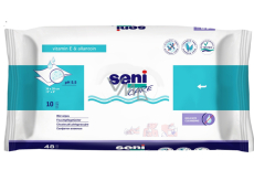 Seni Care Vitamin E und Allantoin Intim-Feuchttücher für Erwachsene 30 x 20 Stück 10 Stück