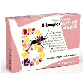 Rosen B-Komplex REPELENT für Kinder 25 Tabletten Nahrungsergänzungsmittel