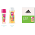 Adidas mach dich bereit! für ihr parfümiertes Deodorantglas für Frauen 75 ml + Duschgel 250 ml, Kosmetikset