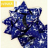 Nekupto Starfish mittleres Luxus-Dunkelblau mit silbernen Details HV 216 42