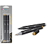 Colorino Artist Sketchmarker doppelseitig, dreieckig, feine und geschnittene Vollspitze, 2 Farben gold und silber