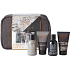 Sunkissed Travel Bag Skin Expert Duschgel 100 ml + Haarshampoo 100 ml + Gesichtspeeling 50 ml + Körperlotion 50 ml + Kosmetiktasche, Kosmetikset für Männer