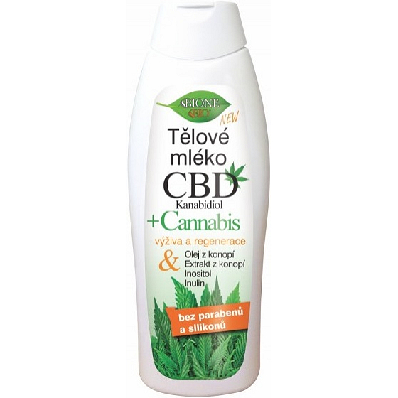 Bione Cosmetics CBD Cannabidiol Körperlotion für alle Hauttypen 500 ml