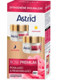 Astrid Rose Premium 65+ stärkende und remodellierende Tagescreme für sehr reife Haut 50 ml + Rose Premium 65+ stärkende und remodellierende Nachtcreme für sehr reife Haut 50 ml, Duopack